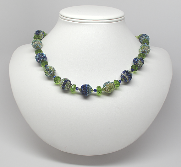 Blueberry Beaded Bead