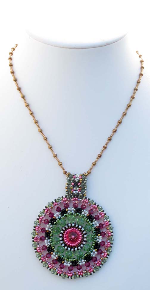 Pink Color Medallion