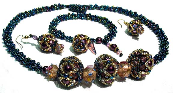 Linda Eller's Double Rose Window Necklace