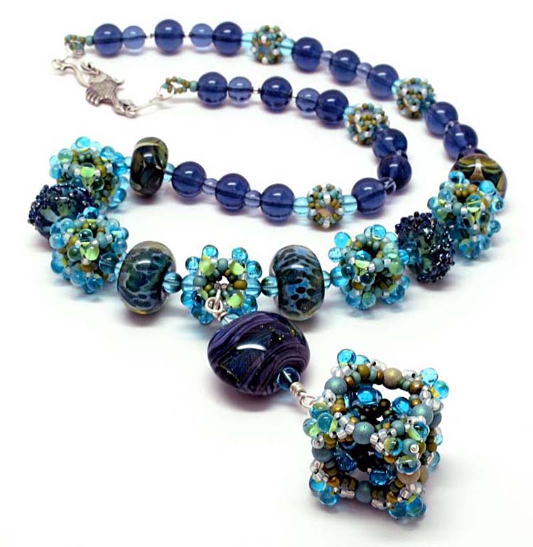 Infinity Ubercube Necklace in Pink