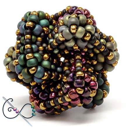 Beaded Borromean Link
